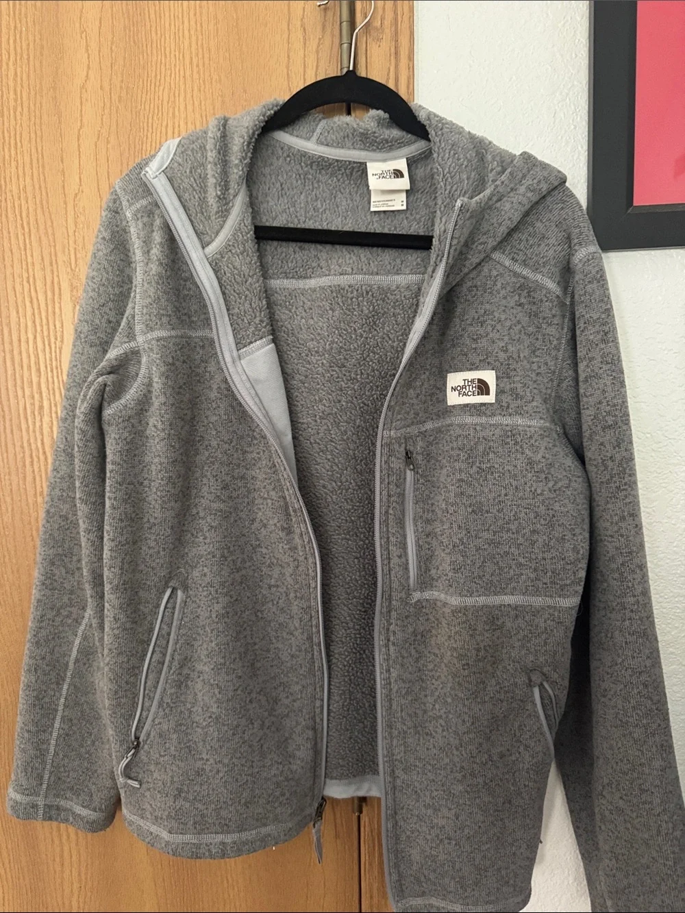 The North Face plush sherpa
